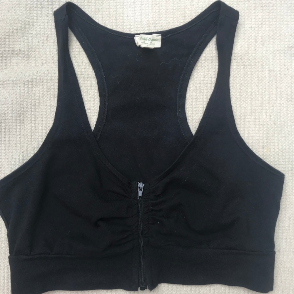 Lifestyle Organics Nursing Zip Front Lactation Bra